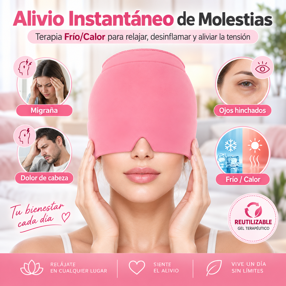 Gorro De Gel Para Migrana