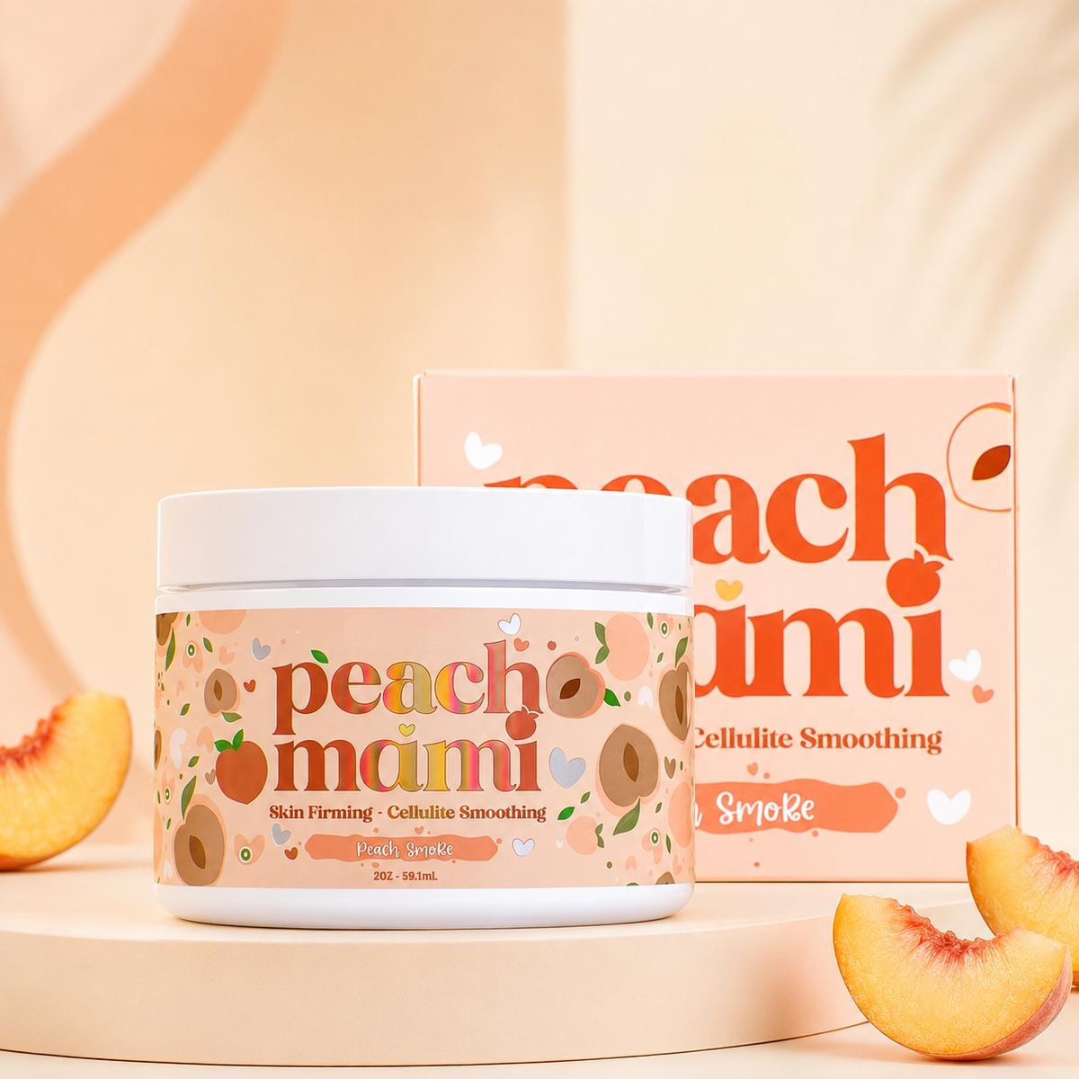 Crema Peach Mami Corporal Reafirmante