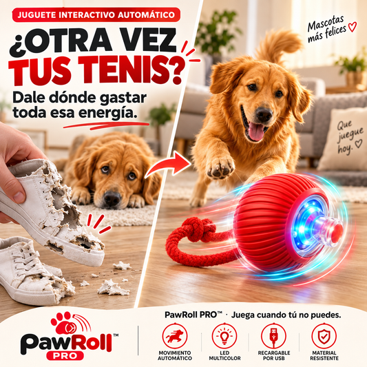 PawRoll PRO™ | Juguete Interactivo para Evitar Destrozos y Mantenerlo Ocupado