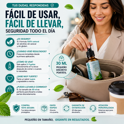 WellFresh - con Aceites Esenciales Para Frescura, Seguridad y Confianza