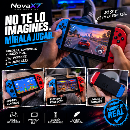 Consola Portatil 1000 Juegos Integrados
