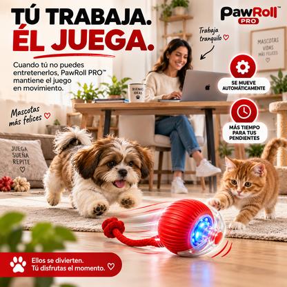 PawRoll PRO™ | Juguete Interactivo para Evitar Destrozos y Mantenerlo Ocupado