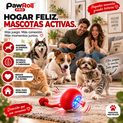 PawRoll PRO™ | Juguete Interactivo para Evitar Destrozos y Mantenerlo Ocupado