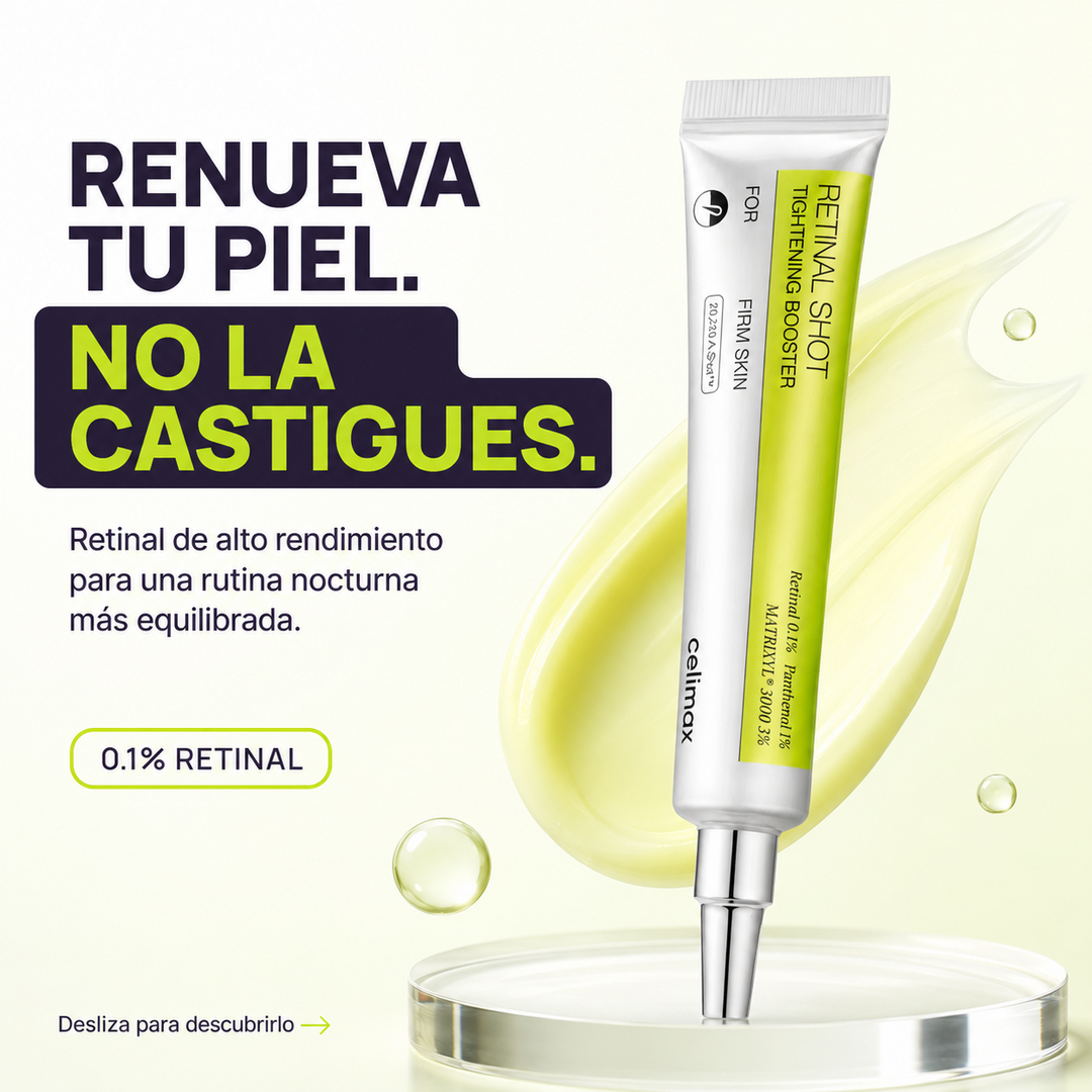 RetinalShot™ | Crema para Arrugas, Poros y Firmeza