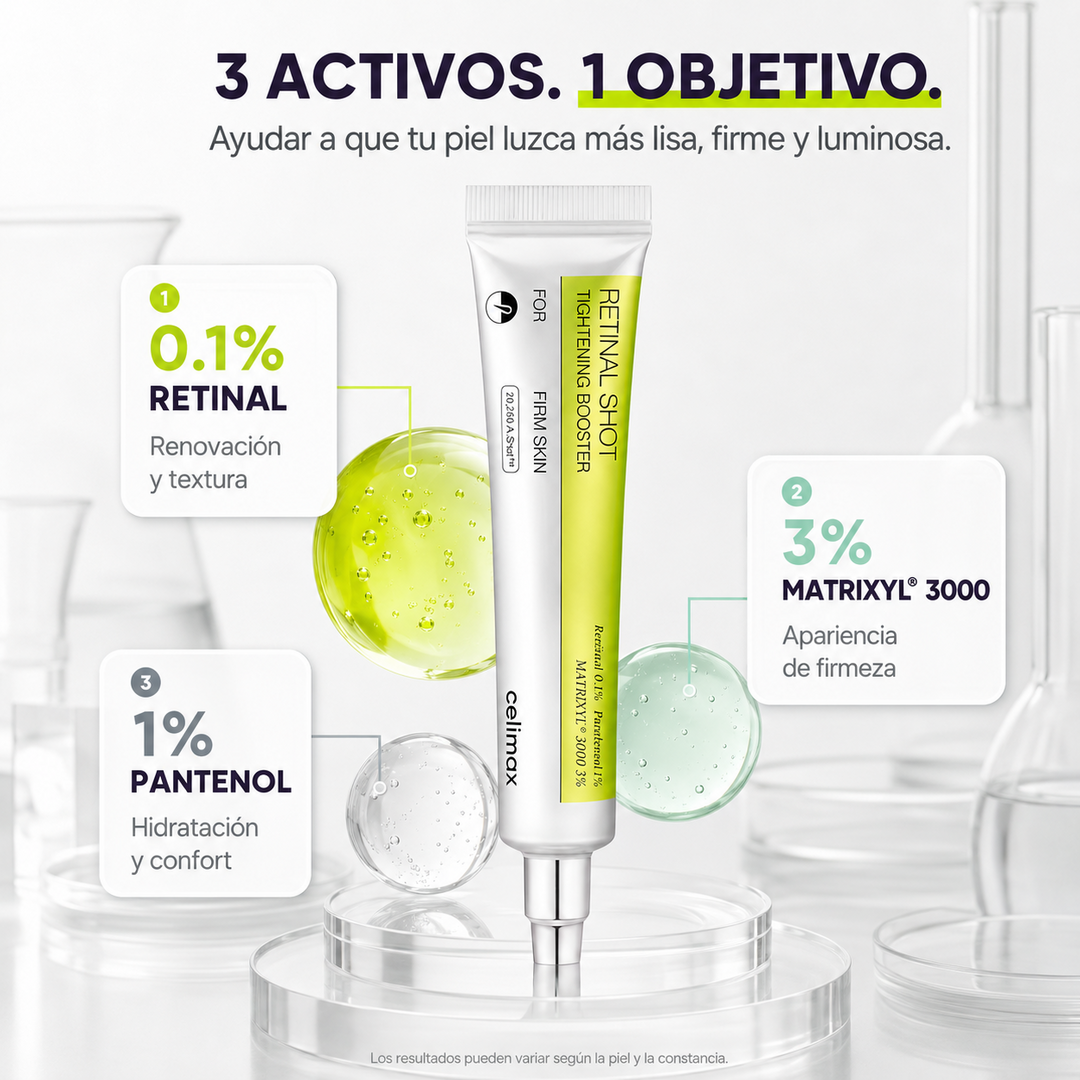RetinalShot™ | Crema para Arrugas, Poros y Firmeza